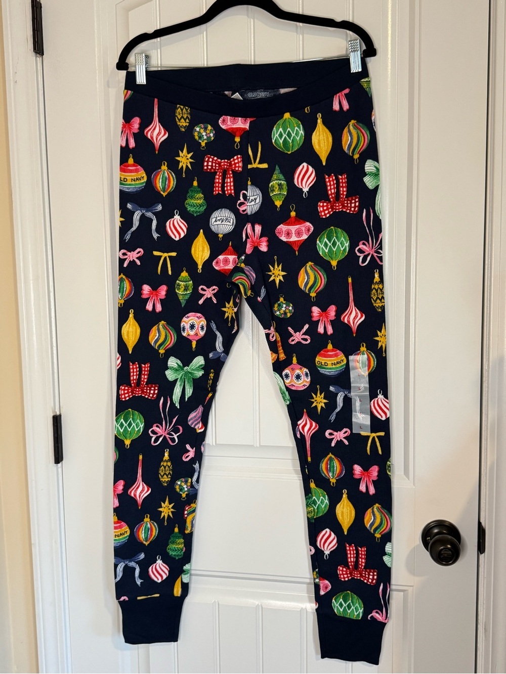 Old Navy Navy Blue Holiday Ornament Pajama Set - NWT - Picture 2 of 5
